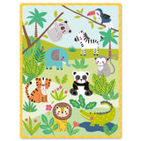 Auzou Huskespil af træ - Vilde dyr