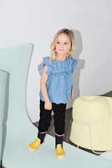 Bundgaard Charly High Gummistøvler - Navy Multi