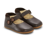 Bundgaard Aya Flower Hjemmesko - Dark Brown