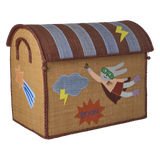 Rice Raffia Opbevaringshus, stor - Hero Theme