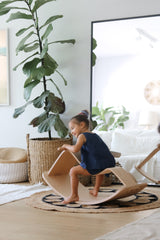 Curve Lab Rocking Horse - Natural Beech