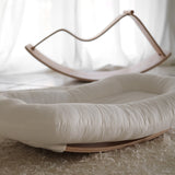 Curve Lab Rocking Nest - Walnut/Mushroom