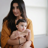 Mushie Silikone Baby Maracas Rangle - Blush