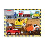 Melissa & Doug Puslespil m. chunky brikker - Byggeplads