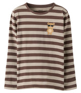 Name It x Kære Børn Lavnder Bluse - Chocolate Martini