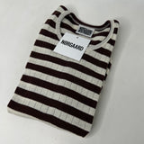 NØRGAARD PAA STRØGET 101 Kids Bluse - Brown/Ecru