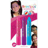 Grim'tout Teatersminke, 3-pack - Prinsesse