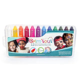 Grim'tout Teatersminke, 12-pack - Multi