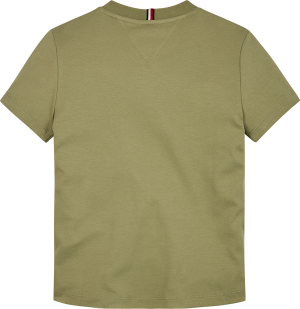 Tommy Hilfiger Debossed Monotype T-Shirt - Faded Olive