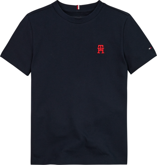 Tommy Hilfiger Pique Monogram T-Shirt - Desert Sky