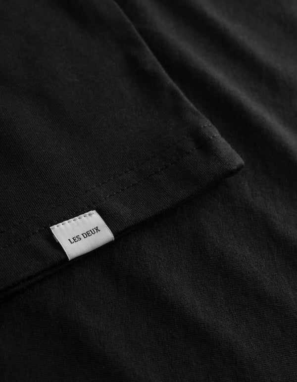 LES DEUX Blake T-Shirt - Black/Ivory