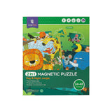 mierEdu Magnetisk Puslespil - Skoven