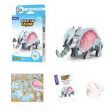 mierEdu 3D puslespil med lyd - Elefant