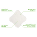 haakaa Soothing Hydrogel Breast Pads – 8 stk.