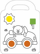 Bolden Malebog med klistermærker: Giraf