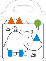 Bolden Malebog med klistermærker: Ræv