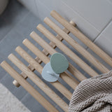 Mushie Cradle Cap Børste, 2 pak - Natural/Cambridge Blue