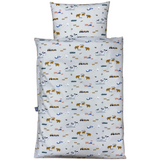 Nørgaard Madsens Eftf. Sengetøj m. bondegård - Beige