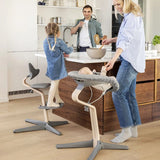 Nomi® Højstol - Natural/Grey