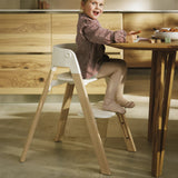 Stokke Steps™ Højstol, bundle - White/Natural