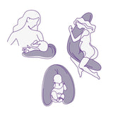 Träumeland Care Graviditets- og Ammepude - Grey Melange