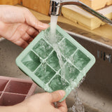 haakaa Silikone Frysebakke m. låg, 9 rum - Pea Green