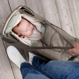 Voksi Carry Me Babylift - Walnut Leaf