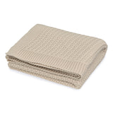 Cam Cam Harper Strik Baby Tæppe - Latte