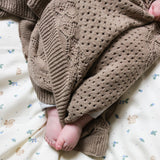 Cam Cam Pointelle Strik Baby Tæppe - Hazel