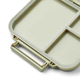 Little Lunchy 3 Madkasse - Olive Green Dinosaur