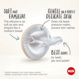 NUK Mommyfeel Sut, Silikone - Grey