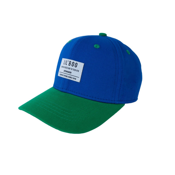 Lil' Boo Block Snapback Cap - Blue/Green