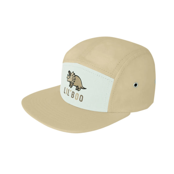 Lil' Boo Triceratops 5 Cap - Sand