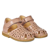 Angulus Begynder Sandaler m. Mini Hjerter - Mørk Fersken