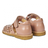 Angulus Begynder Sandaler m. Mini Hjerter - Mørk Fersken