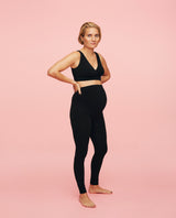 momkind Belly Support Leggings - Black