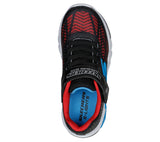 Skechers Boys Flex-Glow Elite Sneakers - Black/Red/Blue