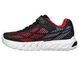 Skechers Boys Flex-Glow Elite Sneakers - Black/Red/Blue