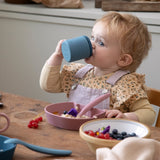 Sebra Silikone Låg - Vintage Blue