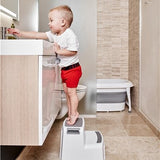 BabyDan Two Step Skammel - Hvid