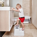 BabyDan Two Step Skammel - Hvid