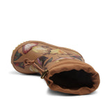 bisgaard Termo Gummistøvler - Camel Flowers