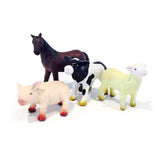 Green Rubber Toys Bondegårdsdyr