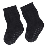 Dét Denmark Skridsikre Strømper, Uld - Dark Grey