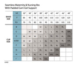 Carriwell Seamless Graviditets- & Amme BH m. carri-gel støtte og indlæg - Black