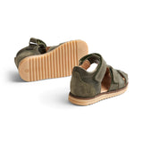 Wheat Sky Sandal - Dark Green