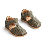 Wheat Sky Sandal - Dark Green