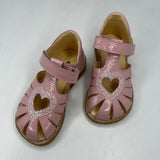 Angulus Hjerte Sandaler - Rosa/Rosa Glitter