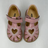 Angulus Hjerte Sandaler - Rosa/Rosa Glitter