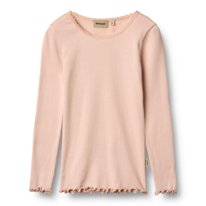 Wheat Rib Bluse Reese - Powder